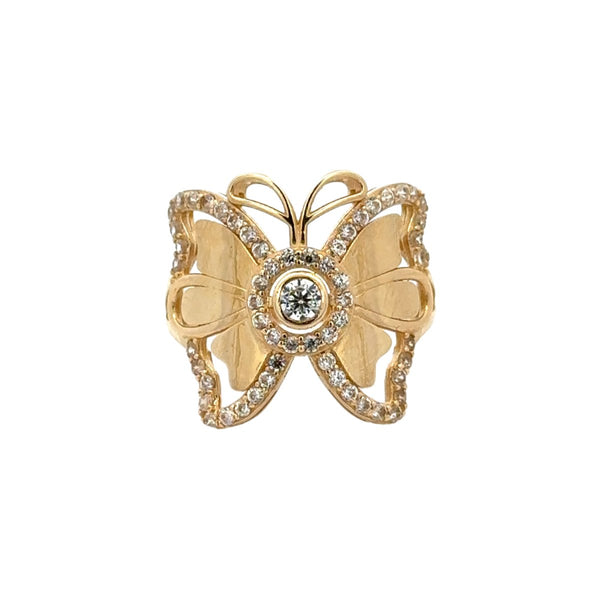 Butterfly Lady's Ring with Cubic Zirconia - Dia Jewelry Store