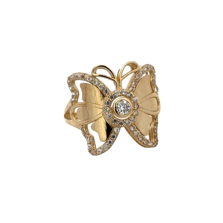 Butterfly Lady's Ring with Cubic Zirconia - Dia Jewelry Store