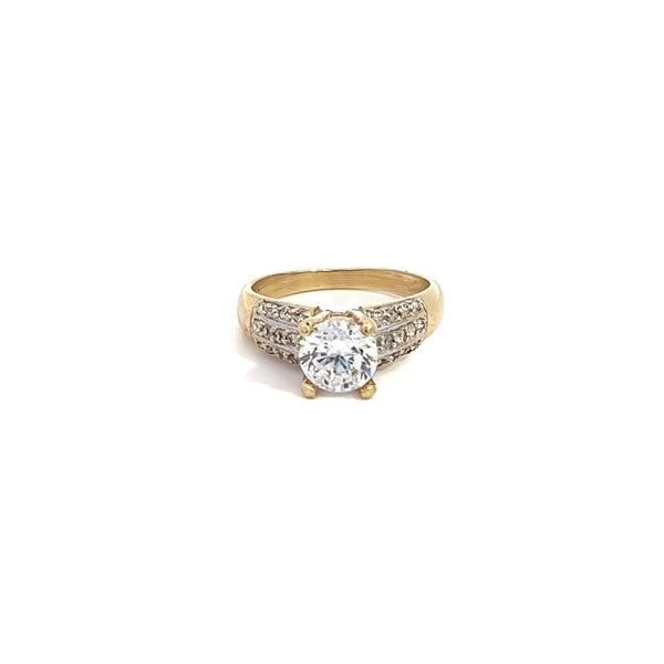 Aurora CZ Engagement Ring - Dia Jewelry Store