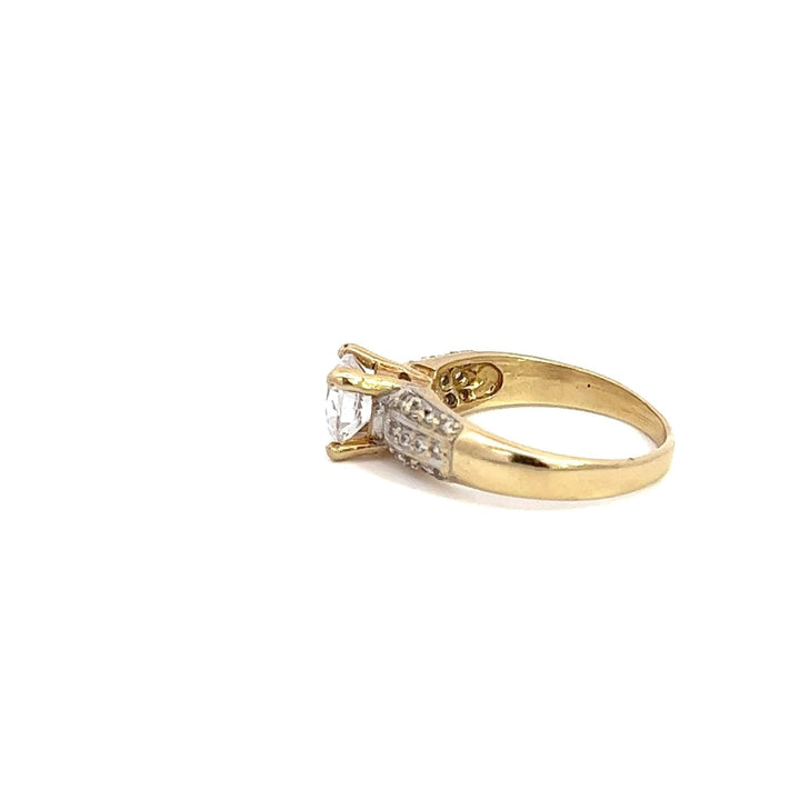 Aurora CZ Engagement Ring - Dia Jewelry Store