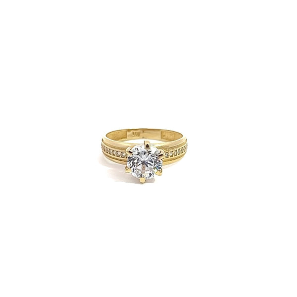 Chloe CZ Engagement Ring - Dia Jewelry Store