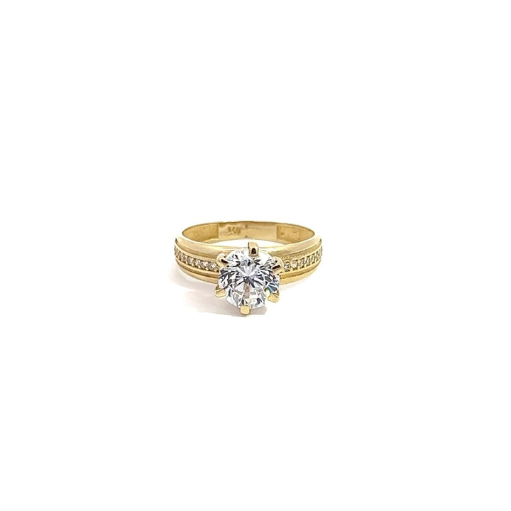 Sarah CZ Engagement Ring - Dia Jewelry Store