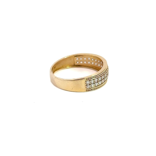 Willow CZ Wedding Band - Dia Jewelry Store