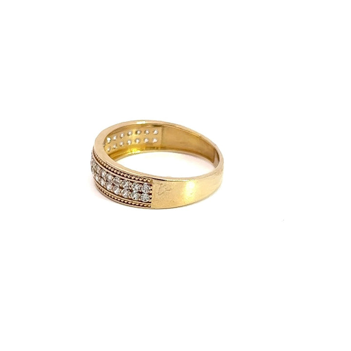 Willow CZ Wedding Band - Dia Jewelry Store