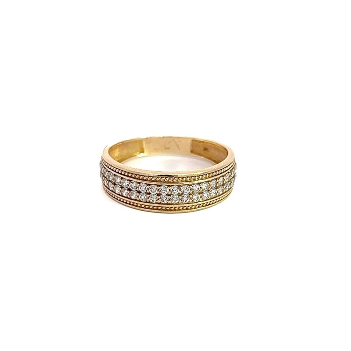 Willow CZ Wedding Band - Dia Jewelry Store