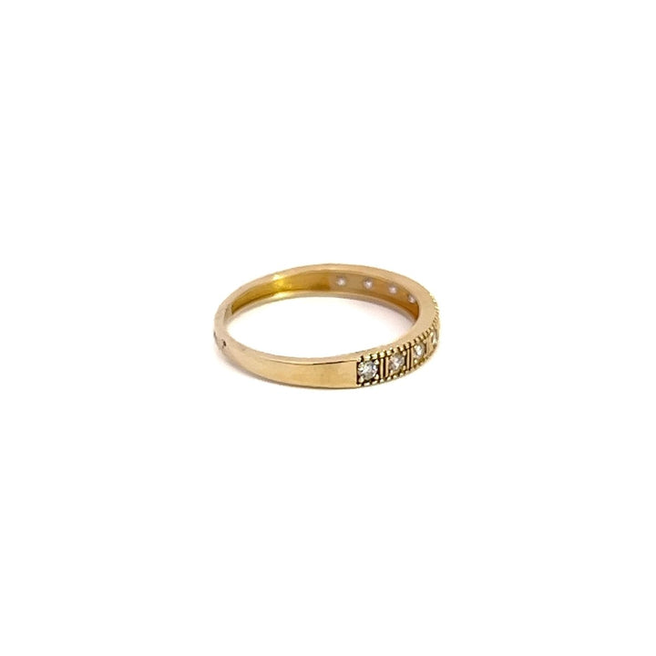 Vivian CZ Wedding Band - Dia Jewelry Store