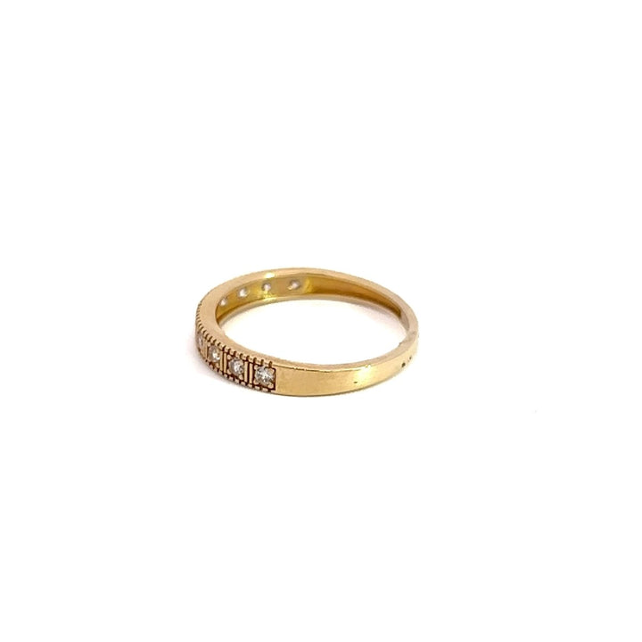 Vivian CZ Wedding Band - Dia Jewelry Store