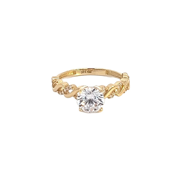 Margot Engagement Ring with Cubic Zirconia - Dia Jewelry Store